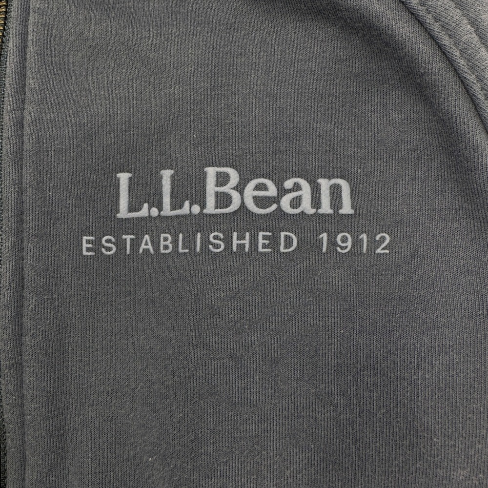 L.L.Bean Womens Size S Blue Fleece Lined Hooded Sweatshirt Navy Blue - Picture 9 of 9